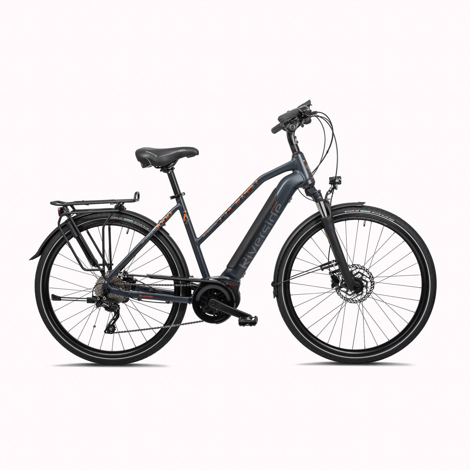 E-Bike Trekkingrad 28 Zoll Riverside Perf Line Damen PT 500 Wh von RIVERSIDE