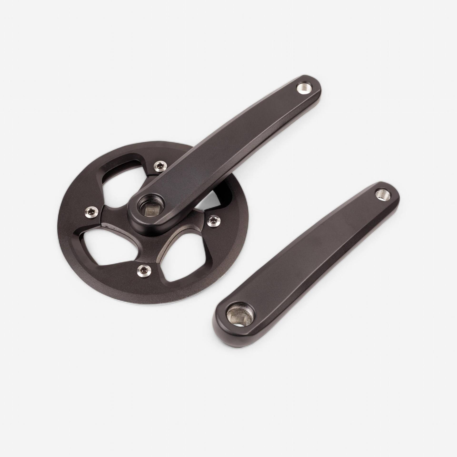 Kurbelgarnitur 1-fach 36 Zähne 170 mm Aluminium schwarz Kurbelgarnitur 1-fach 36 Zähne 170 mm Aluminium schwarz von RIVERSIDE