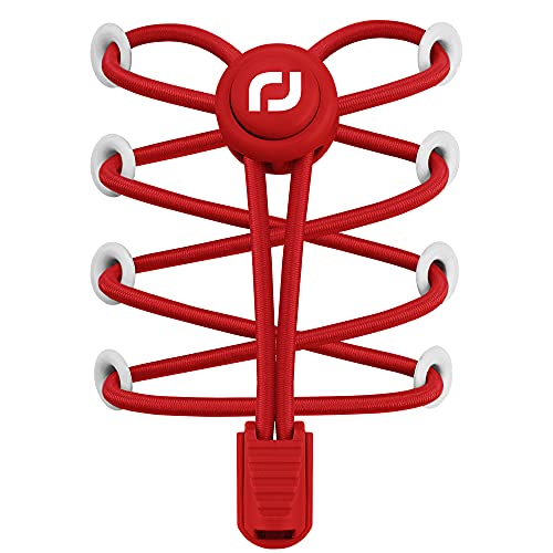 RJ-Sport Elastische Schnürsenkel mit Schnellverschluss – Schnellschnürsystem für einzigartigen Komfort, perfekten Sitz und starken Halt(Rot) RJ-Sport Elastische Schnürsenkel mit Schnellverschluss – Schnellschnürsystem für einzigartigen Komfort, perfekten Sitz und starken Halt(Rot) von RJ-Sport