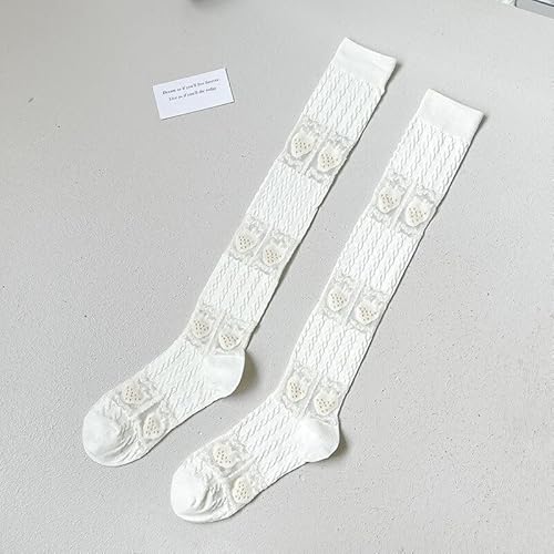 RJDJTTBD Kniestrümpfe, Lange Socken, Strümpfe, Damen-Oberschenkel, transparent, über Kniestrümpfe, weiblich, Langer Strumpf (Farbe: 1) von RJDJTTBD