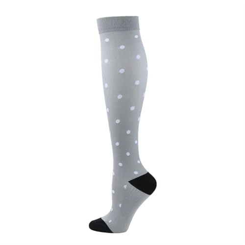 RJDJTTBD LULUMAIC 1 Paar Kompressionssocken für Männer und Frauen, Laufen, Basketball, Radfahren, Wandern, Nylon-Sportsocken, Krampfadern, Schmerzlinderung, Ödeme, Kniestrümpfe von RJDJTTBD