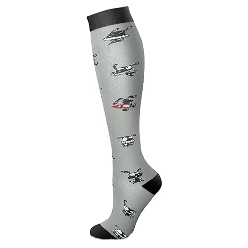 RJDJTTBD LULUMAIC Kompressionssocken zum Laufen, Wandern, Radfahren, Golf, Sportsocken sind am besten geeignet für knielange Socken zur Linderung von Müdigkeit und Schmerzen von RJDJTTBD