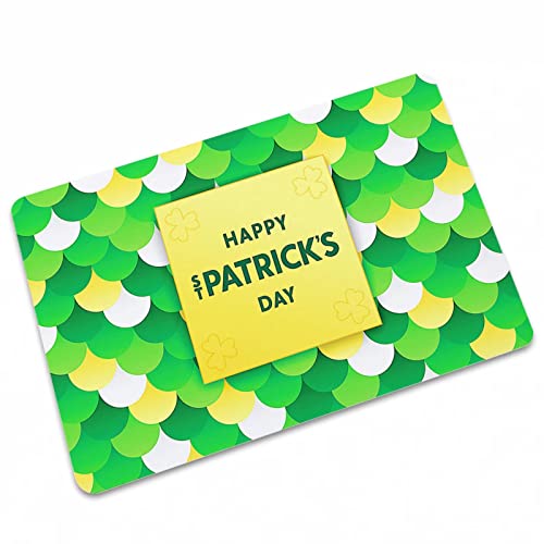 RJDJTTBD Patrick's Day Outdoor-Fußmatte, Schuhabstreifer für Haustür, Außenfußmatte, Terrassenteppich, 23,6 x 35,4 Zoll von RJDJTTBD