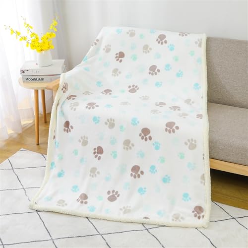 RJDJTTBD Wasserdichte Decke für Sofa, Hundedecke, wasserdichte Haustierdecke, waschbar für Bett, Couch, Sofa, wasserdichte Hundedecke für kleine mittelgroße Hunde, weich (Farbe: Weiß, Größe: 145 x 165 von RJDJTTBD