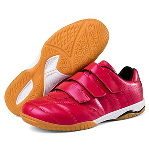 RJPzidK Fechtschuhe Wettkampf-Trainingsschuhe Atmungsaktive Fechter-Turnschuhe für Den Innenbereich Tischtennis-Badminton-Schuhe für Herren Und Damen(Red,#41) von RJPzidK