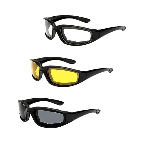 RJSQAQE Männer Und Frauen Outdoor Reiten Brille Ski Brille CS Sonnenbrille Auto Motorrad Schießen Sonnenbrille Schwamm Fahrer Sport von RJSQAQE