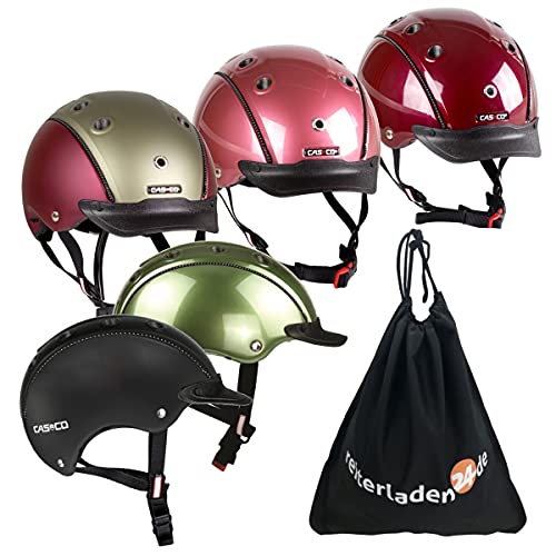 RL24 Kinder REIT-, Fahrrad- und Skihelm Choice Turnier Casco schwarz S (52-56cm) inkl Schutzbeutel von RL24