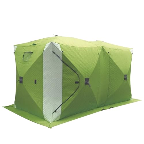 Eisfischerzelt Eisangelzelt, Outdoor-Camping, Winterisoliert. Dieses Zelt ist perfekt für Mitnehmen, wenn Sie Camping oder Wandern gehen Campingzelt(Green) von RLVYTA