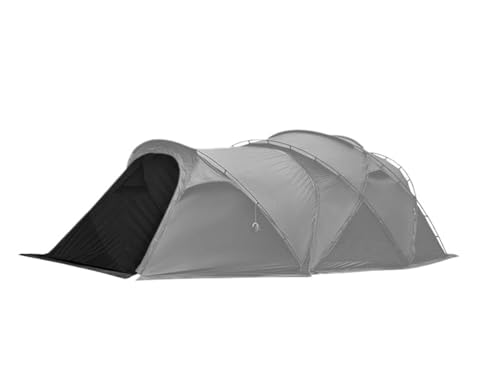 Eisfischerzelt Zeltteile Outdoor-Zeltmatte, leichtes Kampagnenzelt, Wandern, ultraleichter Tunnel, Mobi, Camping, Schattenschutz Campingzelt(Expanded mesh Black) von RLVYTA