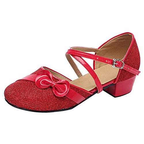 RMBLYfeiye Mädchen Tanzschuhe Prinzessin Schuhe Kinder Latein Schuhe mit Weiche Sohlen Kinder Bow-Knot Glitzer Latein Tango Ballsaal Schuhe RMBLYfeiye Mädchen Tanzschuhe Prinzessin Schuhe Kinder Latein Schuhe mit Weiche Sohlen Kinder Bow-Knot Glitzer Latein Tango Ballsaal Schuhe von RMBLYfeiye