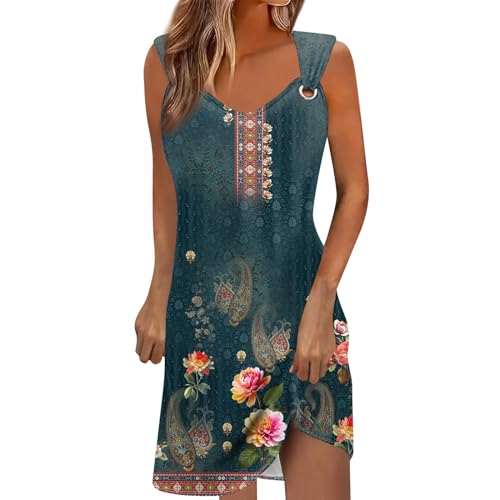 RMBLYfeiye Angebote des Tages Heute Damen Kleider Für Hochzeitsgäste Chiffonkleid Damen Sommerkleid+Damen Sommerkleid Baumwolle Hosenkleid Damen Sukienki Damskie NA Lato Abendkleid Blau (Marine, M RMBLYfeiye Angebote des Tages Heute Damen Kleider Für Hochzeitsgäste Chiffonkleid Damen Sommerkleid+Damen Sommerkleid Baumwolle Hosenkleid Damen Sukienki Damskie NA Lato Abendkleid Blau (Marine, M von RMBLYfeiye