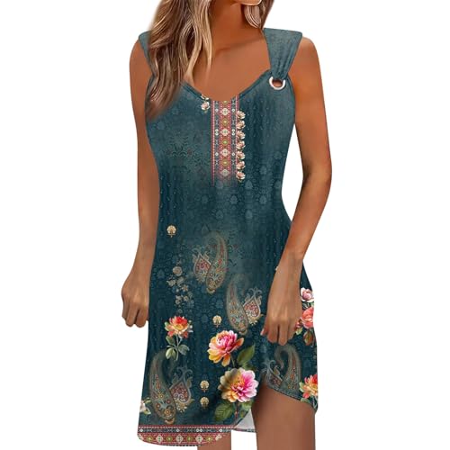 RMBLYfeiye Angebote des Tages Heute Kleid Hochzeitsgast Damen Kleid Langarm Damen Bodycon Kleid Damen Kleider Sommer Damen Bunte Kleider Blaues Kleid Just Fashion Now Kleid Midi (Marine, L) von RMBLYfeiye