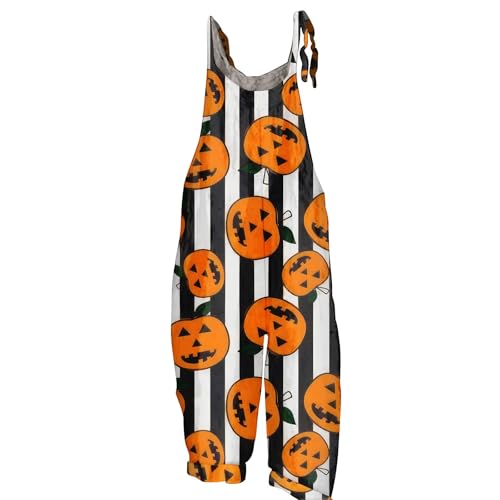 RMBLYfeiye B Ware Rückläufer Overall Damen Hosenanzã¼Ge Fã¼R Damen Damen Jumpsuit Sommer Overall Damen Wickelhose Damen Latzhosen Für Damen Halloween Kostüm Damen (Weiß, XL) von RMBLYfeiye