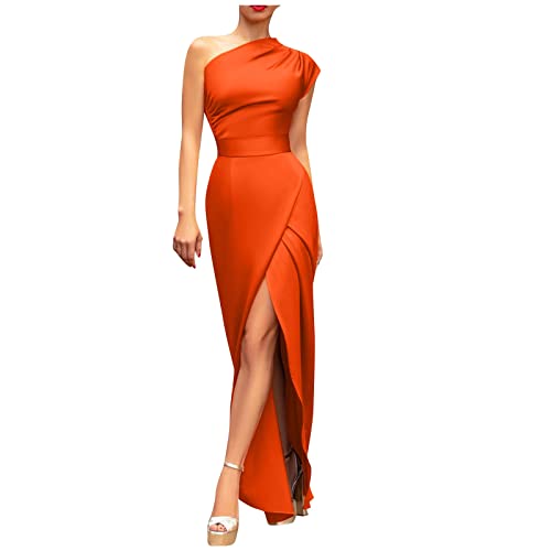 RMBLYfeiye Einer Schulter Abendkleid Damen Elegante Maxi Langes Kleid mit Schlitz Ballkleider Ärmellos Maxikleid Partykleid Cocktailkleid Festlich Kleid Brautjungfernkleider Bodycon Wickel Kleid RMBLYfeiye Einer Schulter Abendkleid Damen Elegante Maxi Langes Kleid mit Schlitz Ballkleider Ärmellos Maxikleid Partykleid Cocktailkleid Festlich Kleid Brautjungfernkleider Bodycon Wickel Kleid von RMBLYfeiye