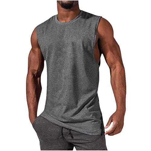 RMBLYfeiye Fitness T Shirt Herren Freizeithemden Für Herren Haiwaii Hemd Rundhals Einfarbiges Ärmellos Shirts Tailliert Muskelshirts Hawaii Hemd RMBLYfeiye Fitness T Shirt Herren Freizeithemden Für Herren Haiwaii Hemd Rundhals Einfarbiges Ärmellos Shirts Tailliert Muskelshirts Hawaii Hemd von RMBLYfeiye