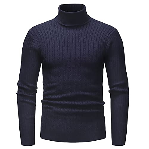 RMBLYfeiye Herren Strickpullover Winter Rollkragenpullover Feinstrick Pullover Slim fit Freizeit Warme Basic Männer Rollkragen Pulli Einfarbig Sweater Langarmshirt für Männer RMBLYfeiye Herren Strickpullover Winter Rollkragenpullover Feinstrick Pullover Slim fit Freizeit Warme Basic Männer Rollkragen Pulli Einfarbig Sweater Langarmshirt für Männer von RMBLYfeiye
