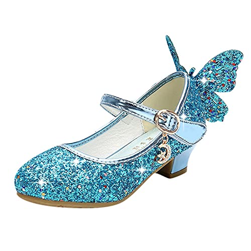 RMBLYfeiye Kinder Mädchen Schmetterling Schuhe mit Absatz High Heel Kristall Schuhe Partei Glitzer Pailletten Prinzessin Sandalen Festliche Schuhe Karneval Fasching Kostüm Zubehör RMBLYfeiye Kinder Mädchen Schmetterling Schuhe mit Absatz High Heel Kristall Schuhe Partei Glitzer Pailletten Prinzessin Sandalen Festliche Schuhe Karneval Fasching Kostüm Zubehör von RMBLYfeiye