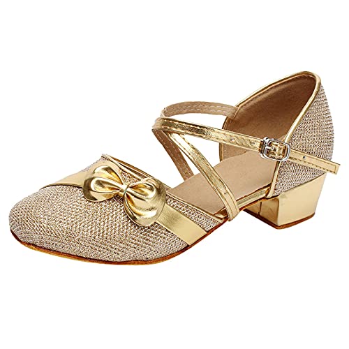 RMBLYfeiye Mädchen Tanzschuhe Prinzessin Schuhe Kinder Latein Schuhe mit Weiche Sohlen Kinder Bow-Knot Glitzer Latein Tango Ballsaal Schuhe RMBLYfeiye Mädchen Tanzschuhe Prinzessin Schuhe Kinder Latein Schuhe mit Weiche Sohlen Kinder Bow-Knot Glitzer Latein Tango Ballsaal Schuhe von RMBLYfeiye
