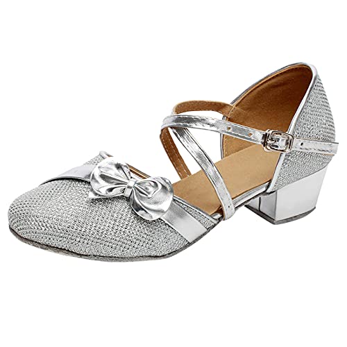 RMBLYfeiye Mädchen Tanzschuhe Prinzessin Schuhe Kinder Latein Schuhe mit Weiche Sohlen Kinder Bow-Knot Glitzer Latein Tango Ballsaal Schuhe RMBLYfeiye Mädchen Tanzschuhe Prinzessin Schuhe Kinder Latein Schuhe mit Weiche Sohlen Kinder Bow-Knot Glitzer Latein Tango Ballsaal Schuhe von RMBLYfeiye