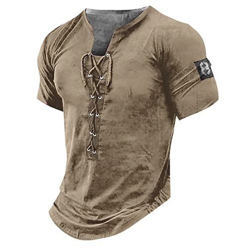 RMBLYfeiye T Shirt Schwarz Herren Kostüm Hawaii Herren Polohemden V-Ausschnitt Einfarbiges Kordelzug Retro Henley Shirt Tailliert Muskelshirts Kurzarm Tactical Shirts Jeanshemd Herren RMBLYfeiye T Shirt Schwarz Herren Kostüm Hawaii Herren Polohemden V-Ausschnitt Einfarbiges Kordelzug Retro Henley Shirt Tailliert Muskelshirts Kurzarm Tactical Shirts Jeanshemd Herren von RMBLYfeiye