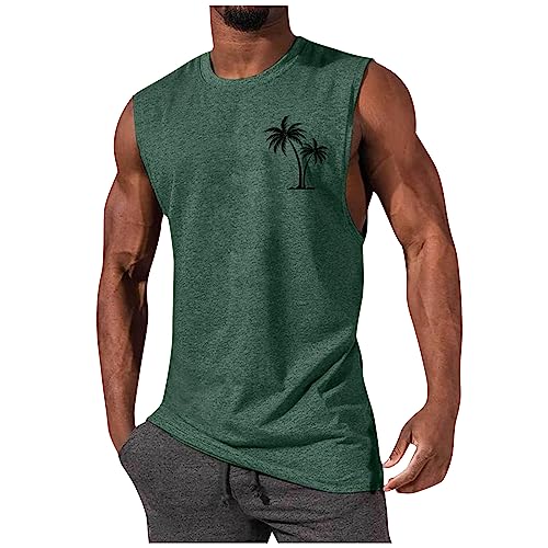 Weisse Tshirts Herren Kostüm Hawaii Herren Haweihemd Rundhals Palm Druck Funktionsshirt Ärmellos Bodybuilding Tank Top Regular Fit Muskelshirts Fitness Trägershirt Basic Gym Top Poloshirt Grün Xxl Weisse Tshirts Herren Kostüm Hawaii Herren Haweihemd Rundhals Palm Druck Funktionsshirt Ärmellos Bodybuilding Tank Top Regular Fit Muskelshirts Fitness Trägershirt Basic Gym Top Poloshirt Grün Xxl von RMBLYfeiye