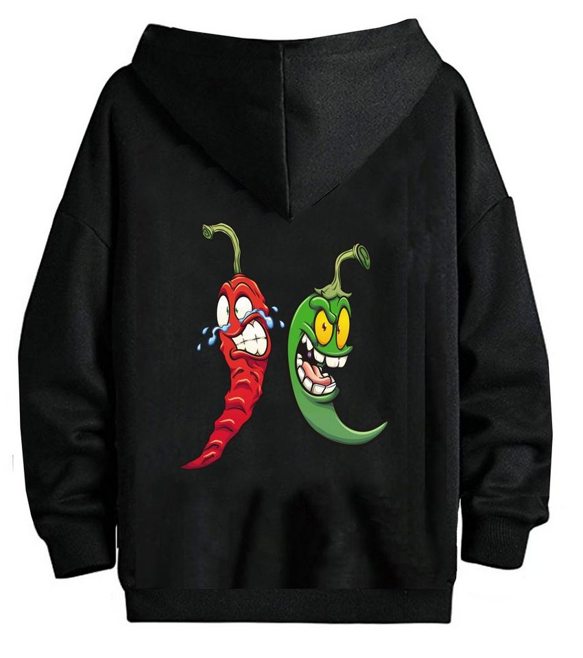 RMK Kapuzenpullover Herren Pullover Hoodie mit Kapuze Pulli mit Taschen Peperoni mit lizenziertem Print RMK Kapuzenpullover Herren Pullover Hoodie mit Kapuze Pulli mit Taschen Peperoni mit lizenziertem Print von RMK