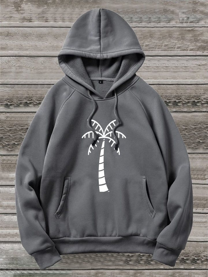RMK Hoodie Herren Pullover Basic Kapuze Pulli Kapuzenpullover Seitentaschen Palme mit Kapuze RMK Hoodie Herren Pullover Basic Kapuze Pulli Kapuzenpullover Seitentaschen Palme mit Kapuze von RMK
