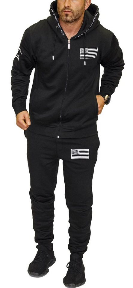 RMK Jogginganzug USA Herren Trainingsanzug Sportanzug Streetwear Amerika Fitness von RMK