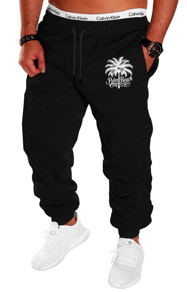 RMK Jogginghose Herren Trainingshose Sporthose Basic Palme in Unifarbe RMK Jogginghose Herren Trainingshose Sporthose Basic Palme in Unifarbe von RMK