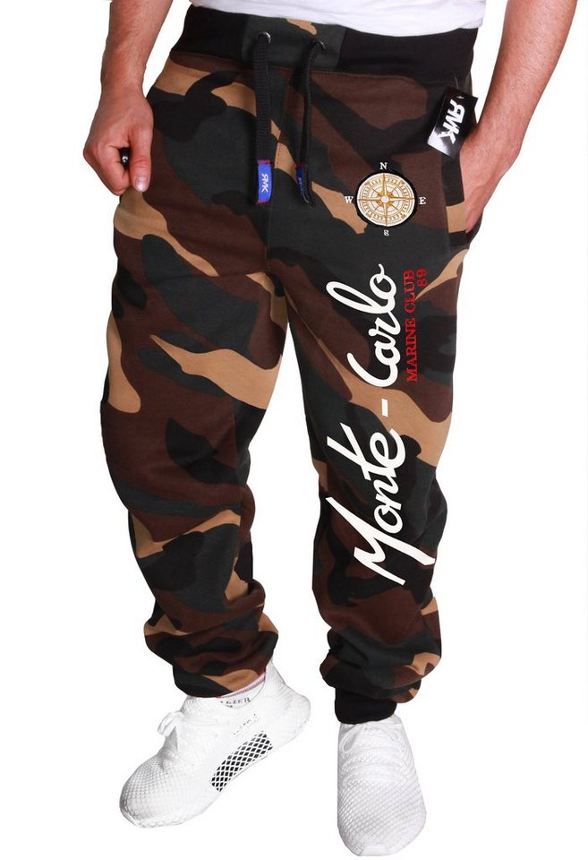 RMK Jogginghose Herren Trainingshose Fitnesshose Sweatpants Sporthose Army RMK Jogginghose Herren Trainingshose Fitnesshose Sweatpants Sporthose Army von RMK