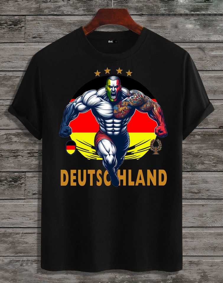 RMK T-Shirt Herren Shirt Fan Trikot Rundhals Fußball Deutschland Germany EM 2024 aus Baumwolle von RMK