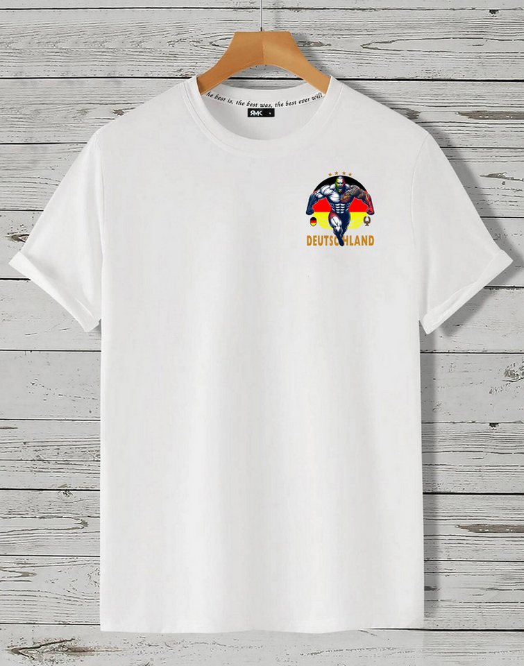 RMK T-Shirt Herren Shirt Fan Trikot Rundhals Fußball Deutschland Germany EM 2024 aus Baumwolle RMK T-Shirt Herren Shirt Fan Trikot Rundhals Fußball Deutschland Germany EM 2024 aus Baumwolle von RMK