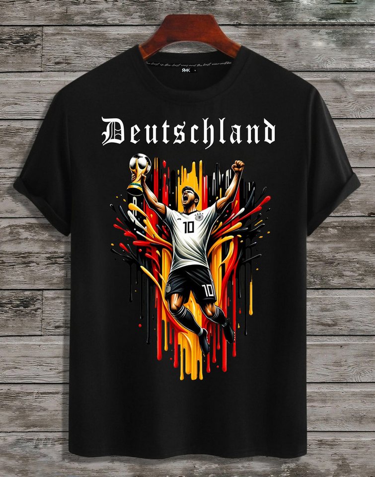 RMK T-Shirt Herren Shirt Fan Trikot Rundhals Fußball Deutschland Germany EM 2024 aus Baumwolle RMK T-Shirt Herren Shirt Fan Trikot Rundhals Fußball Deutschland Germany EM 2024 aus Baumwolle von RMK
