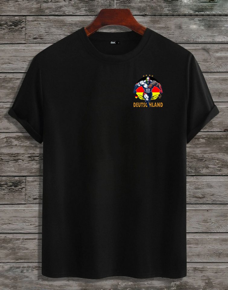 RMK T-Shirt Herren Shirt Fan Trikot Rundhals Fußball Deutschland Germany EM 2024 aus Baumwolle RMK T-Shirt Herren Shirt Fan Trikot Rundhals Fußball Deutschland Germany EM 2024 aus Baumwolle von RMK