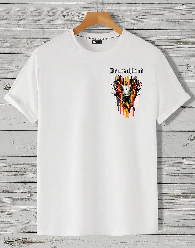 RMK T-Shirt Herren Shirt Fan Trikot Rundhals Fußball Deutschland Germany EM 2024 aus Baumwolle RMK T-Shirt Herren Shirt Fan Trikot Rundhals Fußball Deutschland Germany EM 2024 aus Baumwolle von RMK