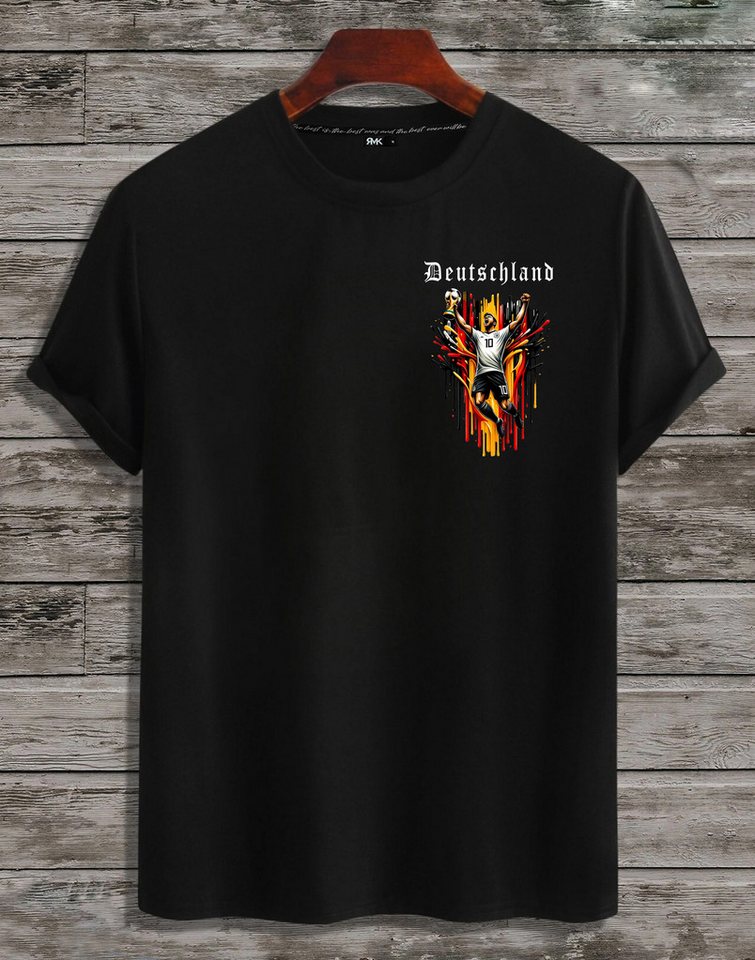 RMK T-Shirt Herren Shirt Fan Trikot Rundhals Fußball Deutschland Germany EM 2024 aus Baumwolle RMK T-Shirt Herren Shirt Fan Trikot Rundhals Fußball Deutschland Germany EM 2024 aus Baumwolle von RMK