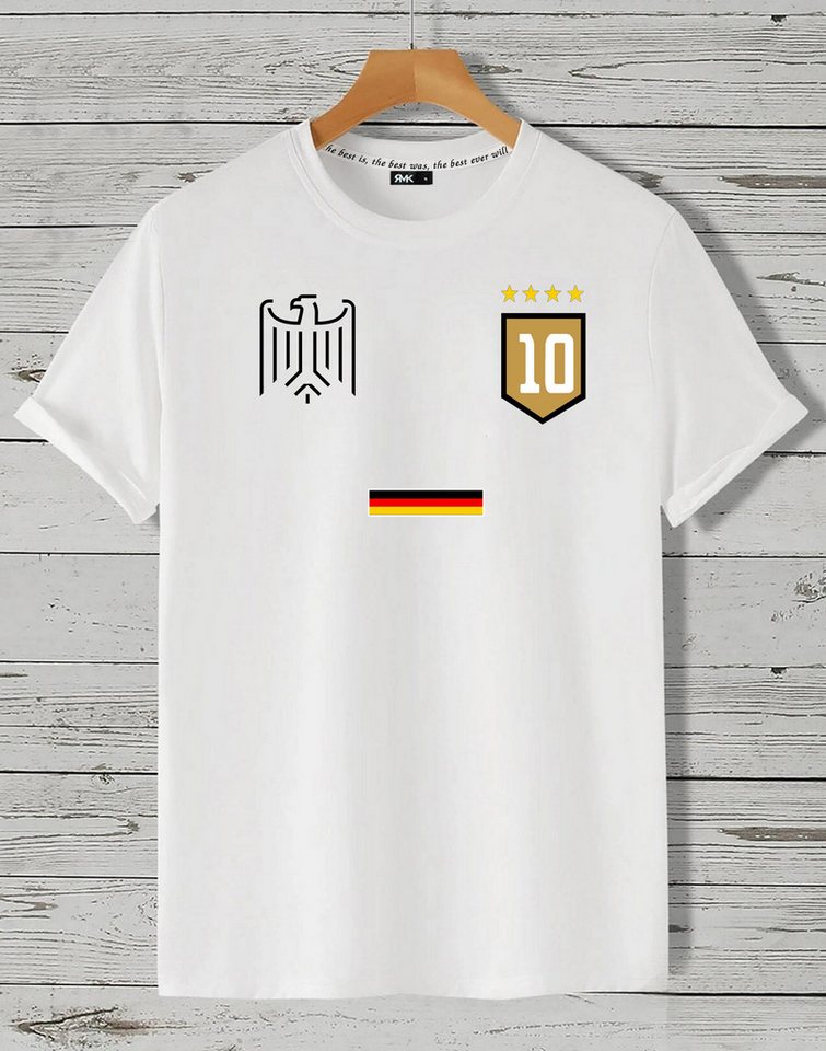 RMK T-Shirt Herren Trikot Fan Fußball Deutschland Europameisterschaft EM 2024 aus Baumwolle RMK T-Shirt Herren Trikot Fan Fußball Deutschland Europameisterschaft EM 2024 aus Baumwolle von RMK