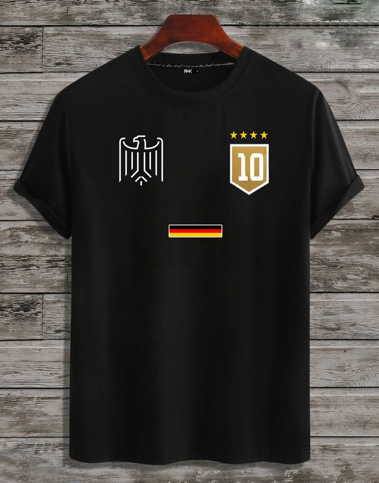 RMK T-Shirt Herren Trikot Fan Fußball Deutschland Europameisterschaft EM 2024 aus Baumwolle RMK T-Shirt Herren Trikot Fan Fußball Deutschland Europameisterschaft EM 2024 aus Baumwolle von RMK