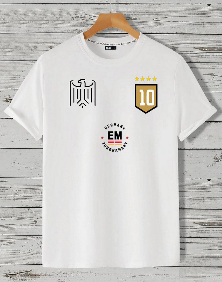 RMK T-Shirt Herren Trikot Fan Fußball Deutschland Europameisterschaft EM 2024 aus Baumwolle RMK T-Shirt Herren Trikot Fan Fußball Deutschland Europameisterschaft EM 2024 aus Baumwolle von RMK