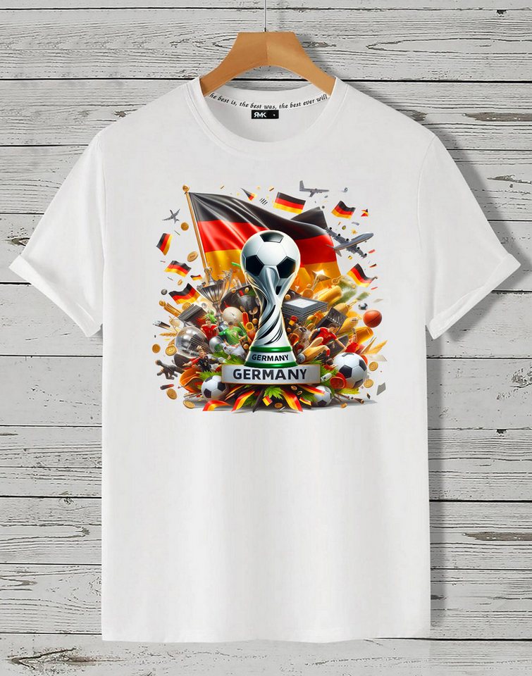 RMK T-Shirt Herren Shirt Trikot Fan Fußball Pokal Deutschland Germany EM WM 2024 aus Baumwolle RMK T-Shirt Herren Shirt Trikot Fan Fußball Pokal Deutschland Germany EM WM 2024 aus Baumwolle von RMK