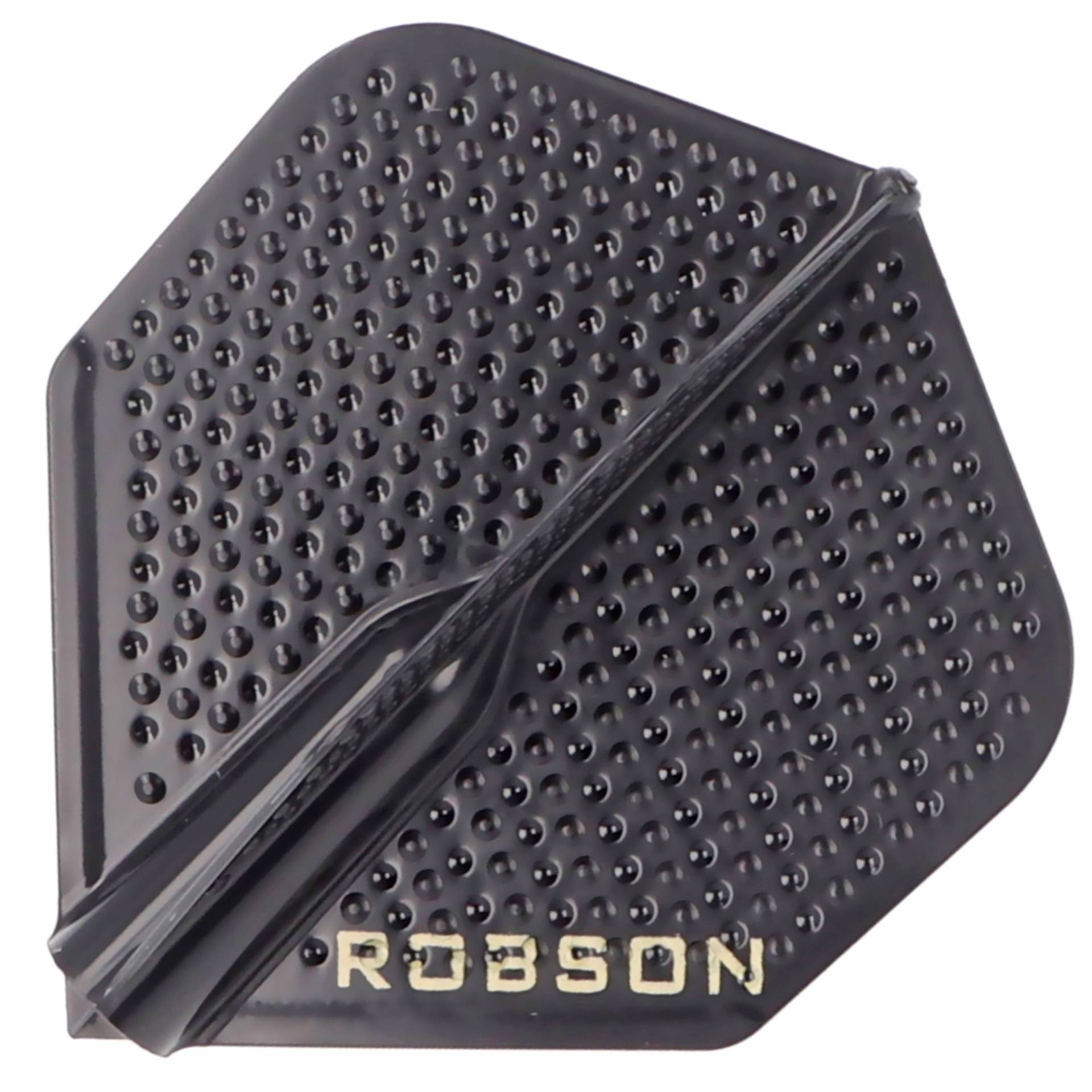 ROBSON PLUS DIMPLED BLACK NO.2 DART FLIGHTS von ROBSON