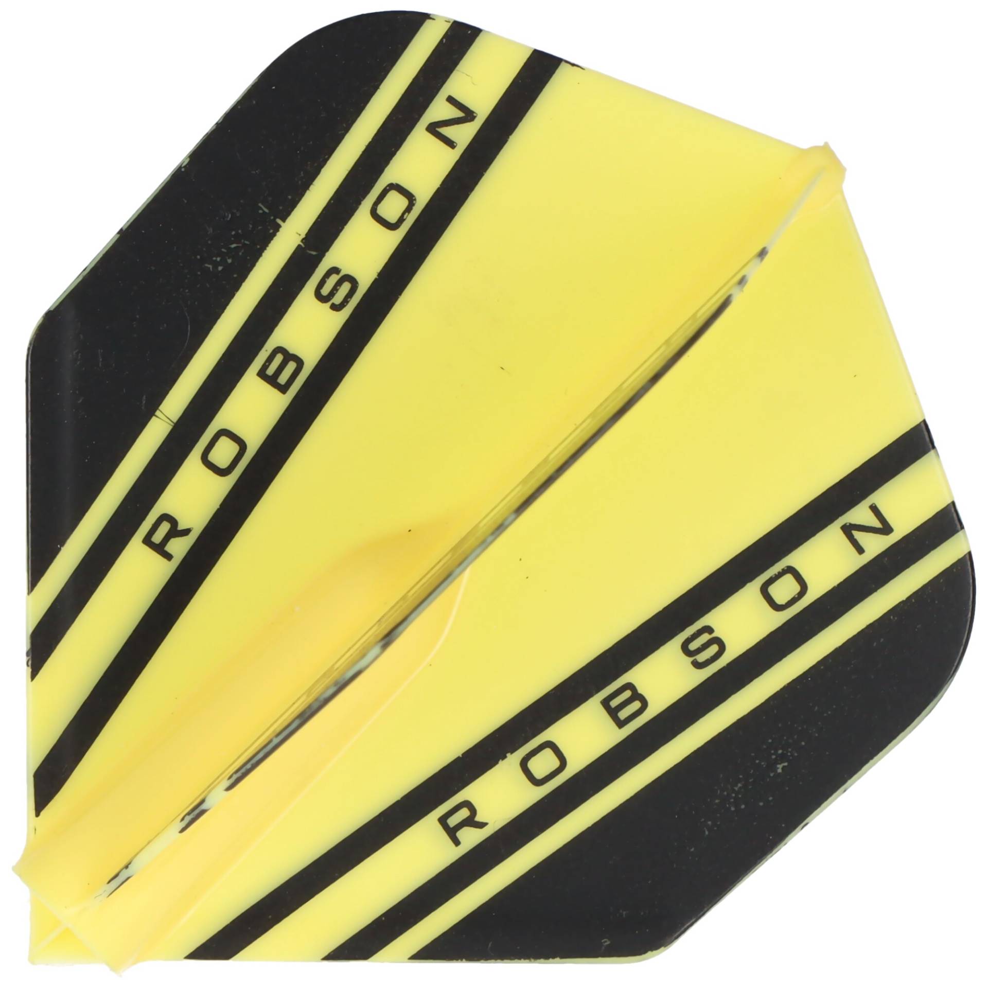 ROBSON PLUS V Dart Flights gelb No.2, 40,5 x 35,8mm von ROBSON