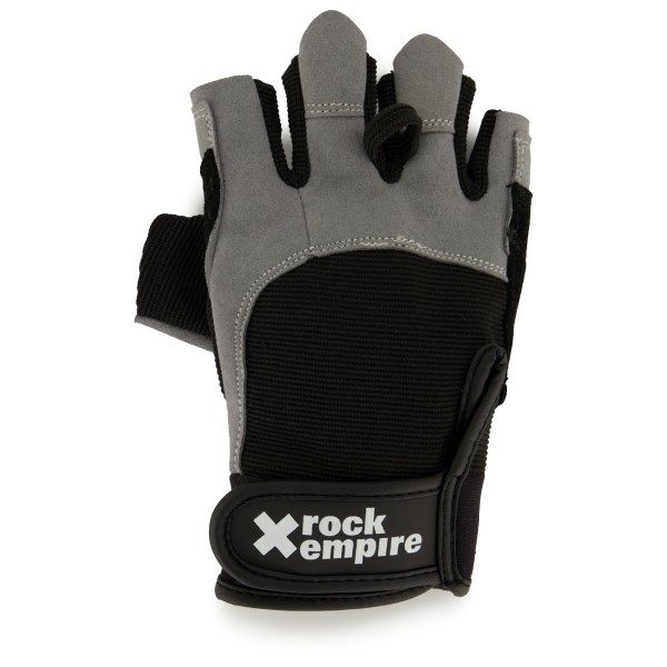 Rock Empire - Rocker - Handschuhe Gr S schwarz/grau von ROCK EMPIRE