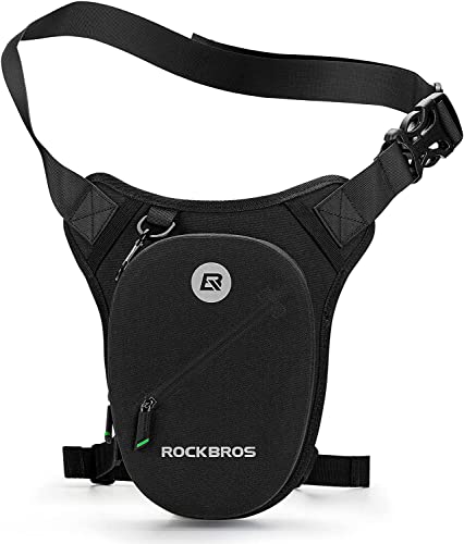ROCKBROS Beintasche Motorrad Hüfttasche Bein Wasserdicht mit Abnehmbarem Beingurt Reflektierend für Damen Herren Motorrad Wandern Outdoor Schwarz ROCKBROS Beintasche Motorrad Hüfttasche Bein Wasserdicht mit Abnehmbarem Beingurt Reflektierend für Damen Herren Motorrad Wandern Outdoor Schwarz von ROCKBROS