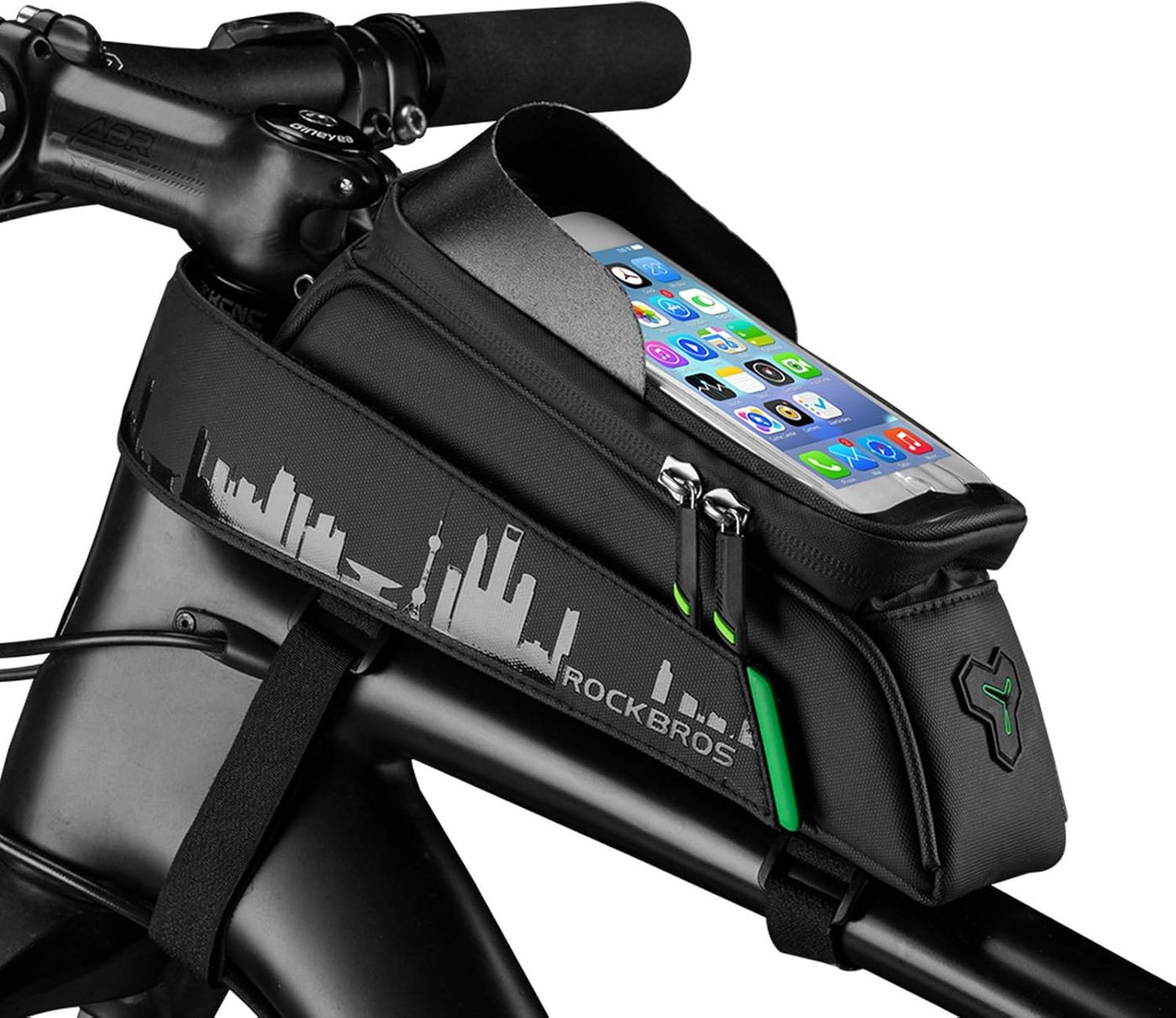 ROCKBROS Fahrrad-Gepäckträger Rockbros Handytasche für 6" Rahmentasche Fahrradtasche Wasserdicht ROCKBROS Fahrrad-Gepäckträger Rockbros Handytasche für 6" Rahmentasche Fahrradtasche Wasserdicht von ROCKBROS