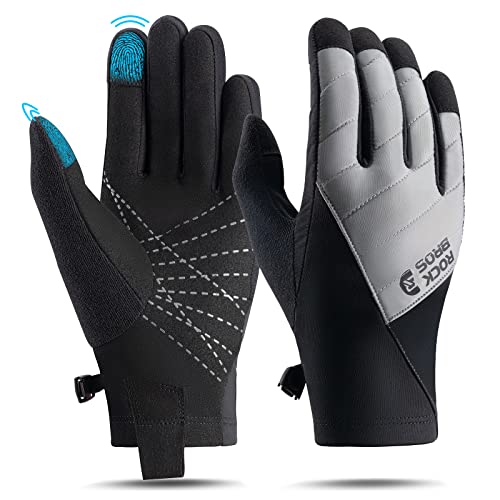 ROCKBROS Fahrrad Handschuhe Winter/Herbst Thermo Sporthandschuhe Vollfinger Stoßfeste Fahrradhandschuhe zum Radfahren, Laufen, Wandern Herren/Damen L ROCKBROS Fahrrad Handschuhe Winter/Herbst Thermo Sporthandschuhe Vollfinger Stoßfeste Fahrradhandschuhe zum Radfahren, Laufen, Wandern Herren/Damen L von ROCKBROS
