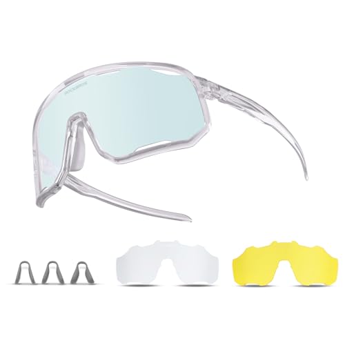 ROCKBROS Fahrradbrille Photochromatisch Sonnenbrille Outdoor MTB Rennrad Sportbrille für Damen und Herren Fahrradbrille ROCKBROS Fahrradbrille Photochromatisch Sonnenbrille Outdoor MTB Rennrad Sportbrille für Damen und Herren Fahrradbrille von ROCKBROS