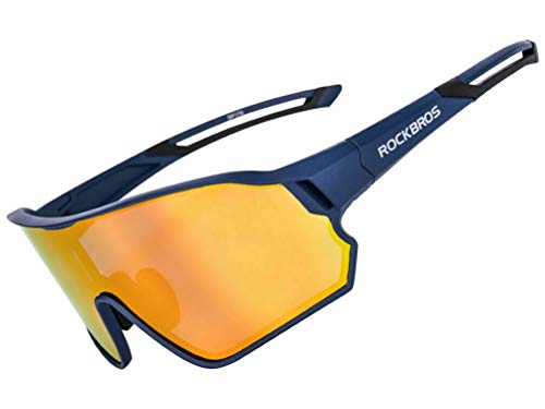 ROCKBROS Fahrradbrille Polarisierte Sonnenbrille Sportbrille Radbrille Herren Damen mit UV400-Schutz TR90-Rahmen für Outdoor-Sport Radfahren Laufen ROCKBROS Fahrradbrille Polarisierte Sonnenbrille Sportbrille Radbrille Herren Damen mit UV400-Schutz TR90-Rahmen für Outdoor-Sport Radfahren Laufen von ROCKBROS