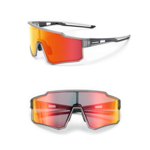 ROCKBROS Fahrradbrille Sport Sonnenbrille Polarisiert Herren Damen Sunglasses UV400 Schutzbrille TR90 Rahmen für Outdoorsport Radfahren Golf ROCKBROS Fahrradbrille Sport Sonnenbrille Polarisiert Herren Damen Sunglasses UV400 Schutzbrille TR90 Rahmen für Outdoorsport Radfahren Golf von ROCKBROS