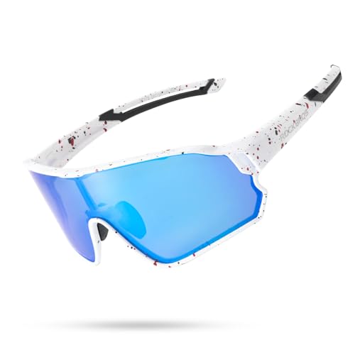 ROCKBROS Fahrradbrillen Sonnenbrille Polarisierte UV400 Damen Herren Windschutzbrille Sportbrille Radbrille zum Radfahren ROCKBROS Fahrradbrillen Sonnenbrille Polarisierte UV400 Damen Herren Windschutzbrille Sportbrille Radbrille zum Radfahren von ROCKBROS
